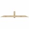 Ekena Millwork Eugene Rough Sawn Timber Gable Bracket, Douglas Fir, 108"W x 22"H x 6"D x 6"F, 5/12 Pitch GBW108X22X0606EUG00RDF - alternate 1
